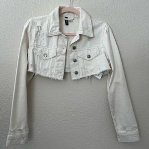 H&M jean jacket size XS